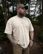 Runic Oversize Tee - Bone