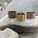 Hugin and Munin ring- Copper/Brass