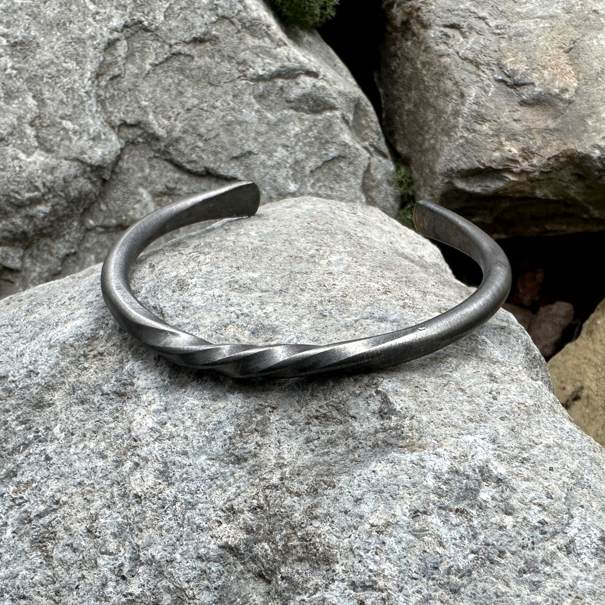 Twisted Titanium Oath Ring