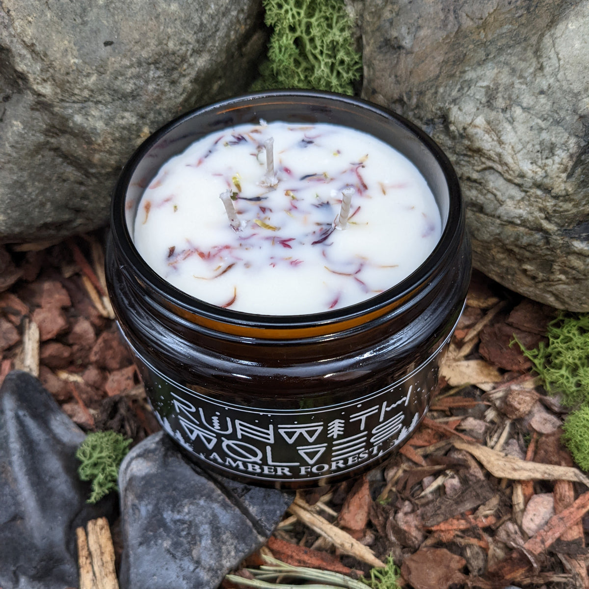 Amber Forest Natural Soy Candle 500ml