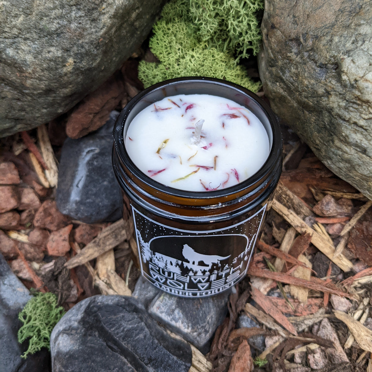 Amber Forest Natural Soy Candle 180ml