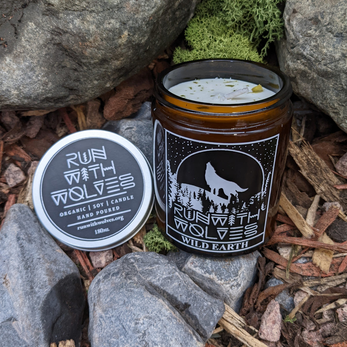 Wild Earth Natural Soy Candle 180ml