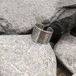 Handmade adjustable braided steel ring