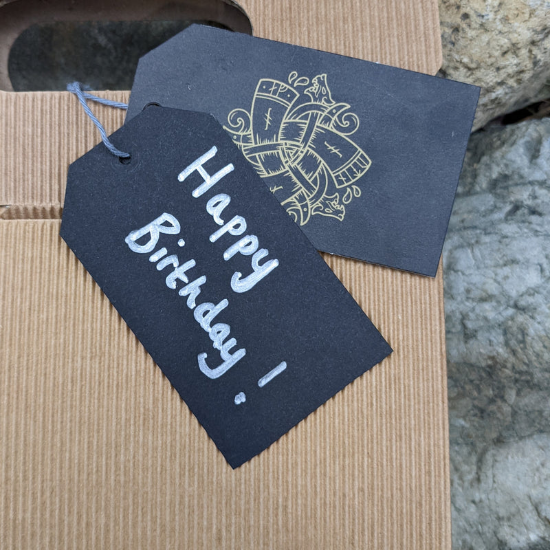 Horns of Odin Gift Tag, Customisation available 
