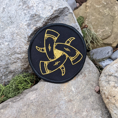 Horns of Odin Patch (Gold) 